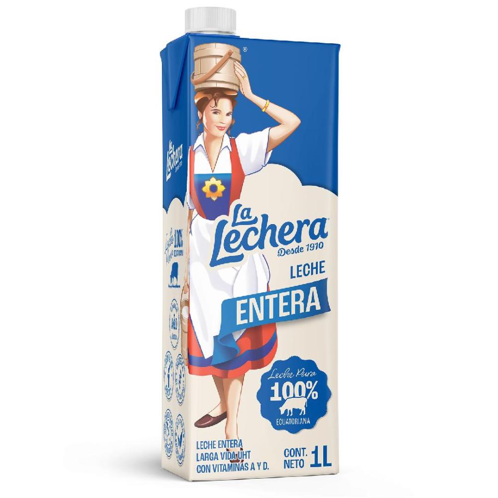 LA LECHERA LECHE ENTERA 12X1L