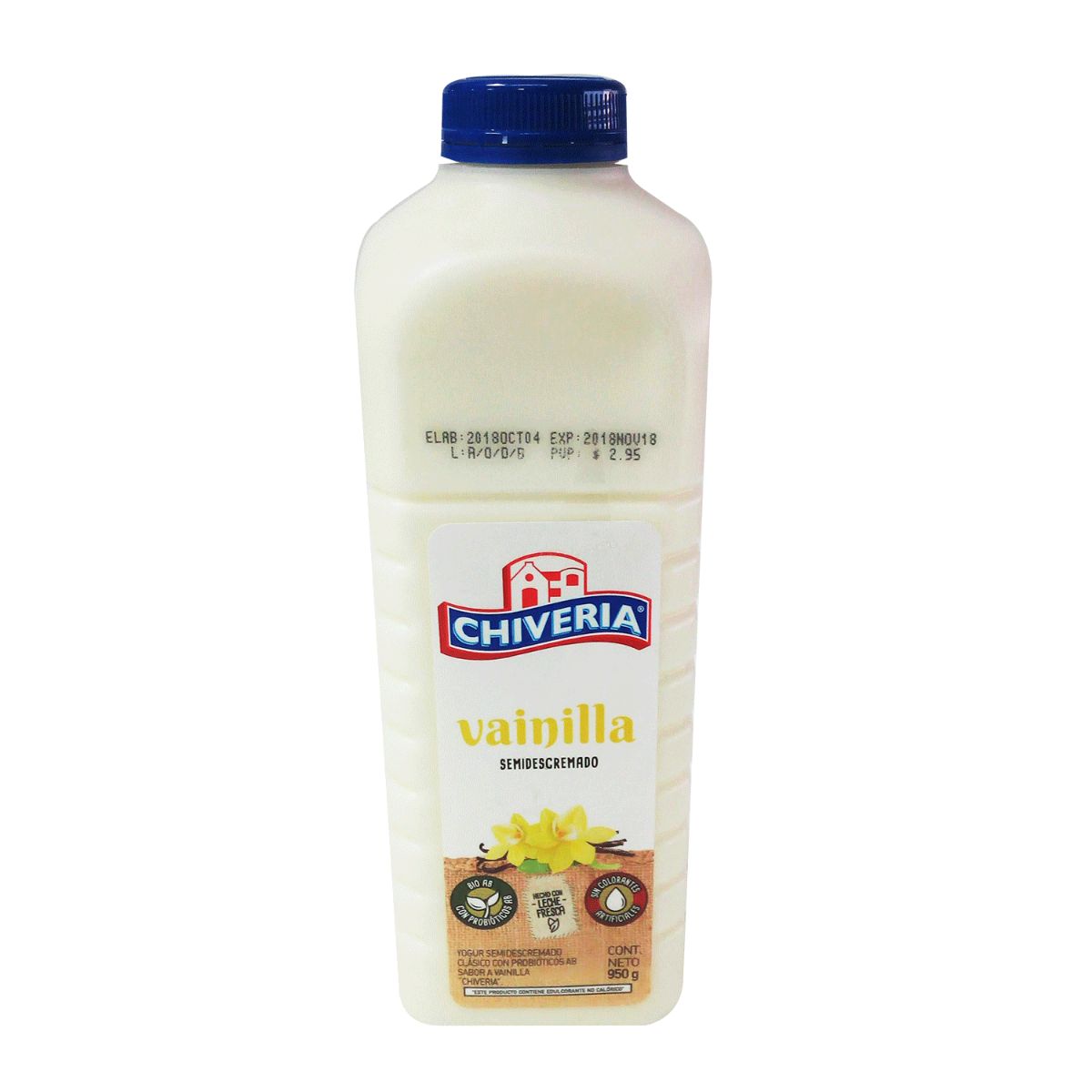 YOGURT VAINILLA SEMIDESCREMADO CHIVERIA