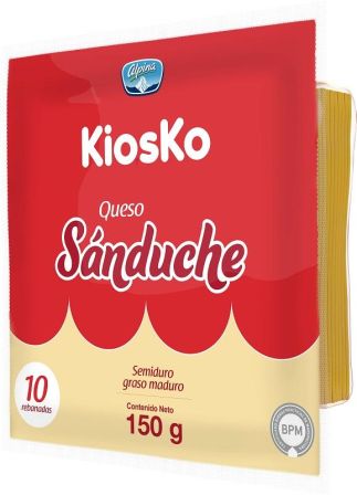 QUESO LONJAS SANDUCHE EL KIOSCO 150G