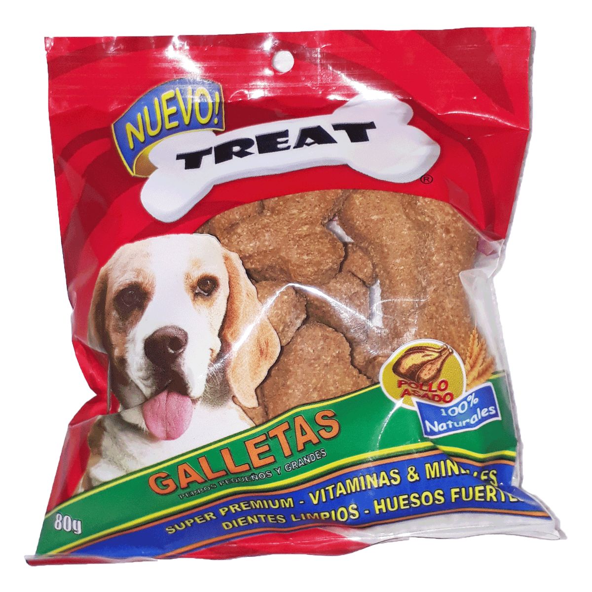 GALLETAS PARA PERROS TREAT 80G