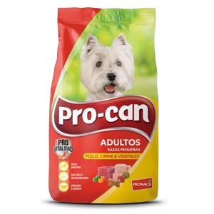 PROCAN RAZAS PEQUENAS POLLO CARNE VEGETA