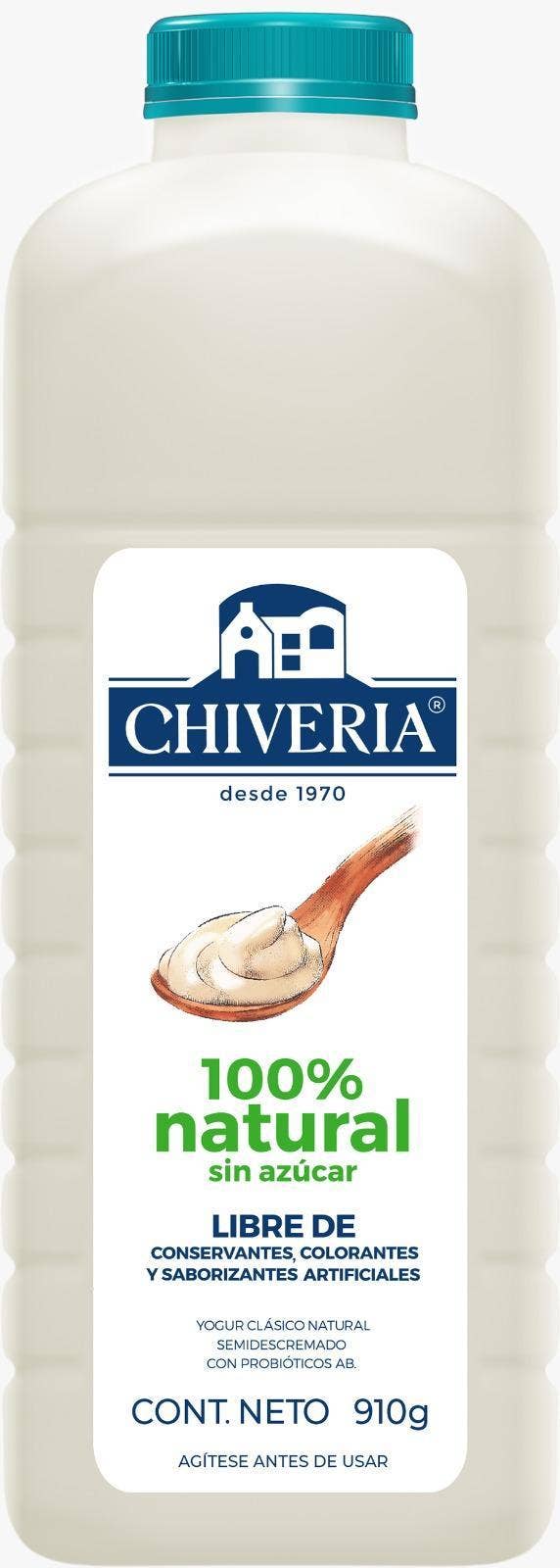 YOGUR NATURAL SEMI DESC PROBIÓTICO910GR