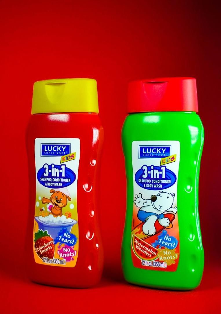 KIDS 3-IN-1 SHAMPOO - WITH - DETANGLER - WATERMELON - WONDERS - 12/12 FL.OZ (355) ML