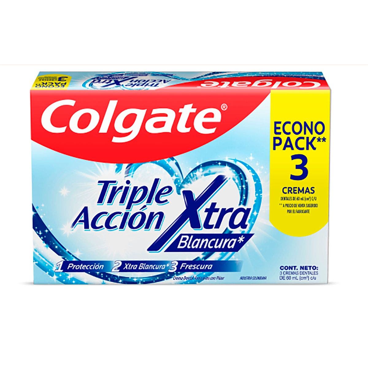 CR DEN COLGATE TA XTRA BLANCURA 3X60ML