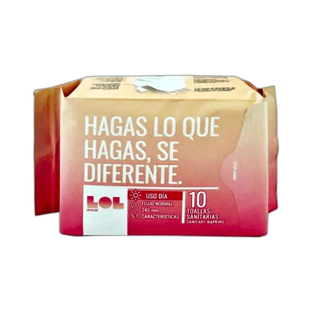 LOL TOALLAS SANITARIAS DÍA X10UN81.64GR