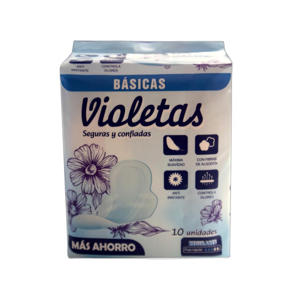 TOALLA HIGIENE CLASICA NATURAL X 10