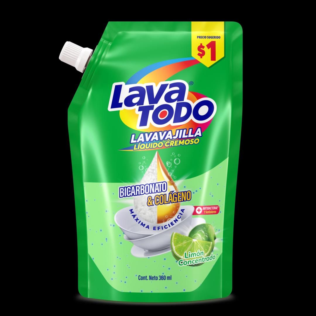 LAVAVAJILLAS LIQ LAVATODO LIMON DPK 360ML