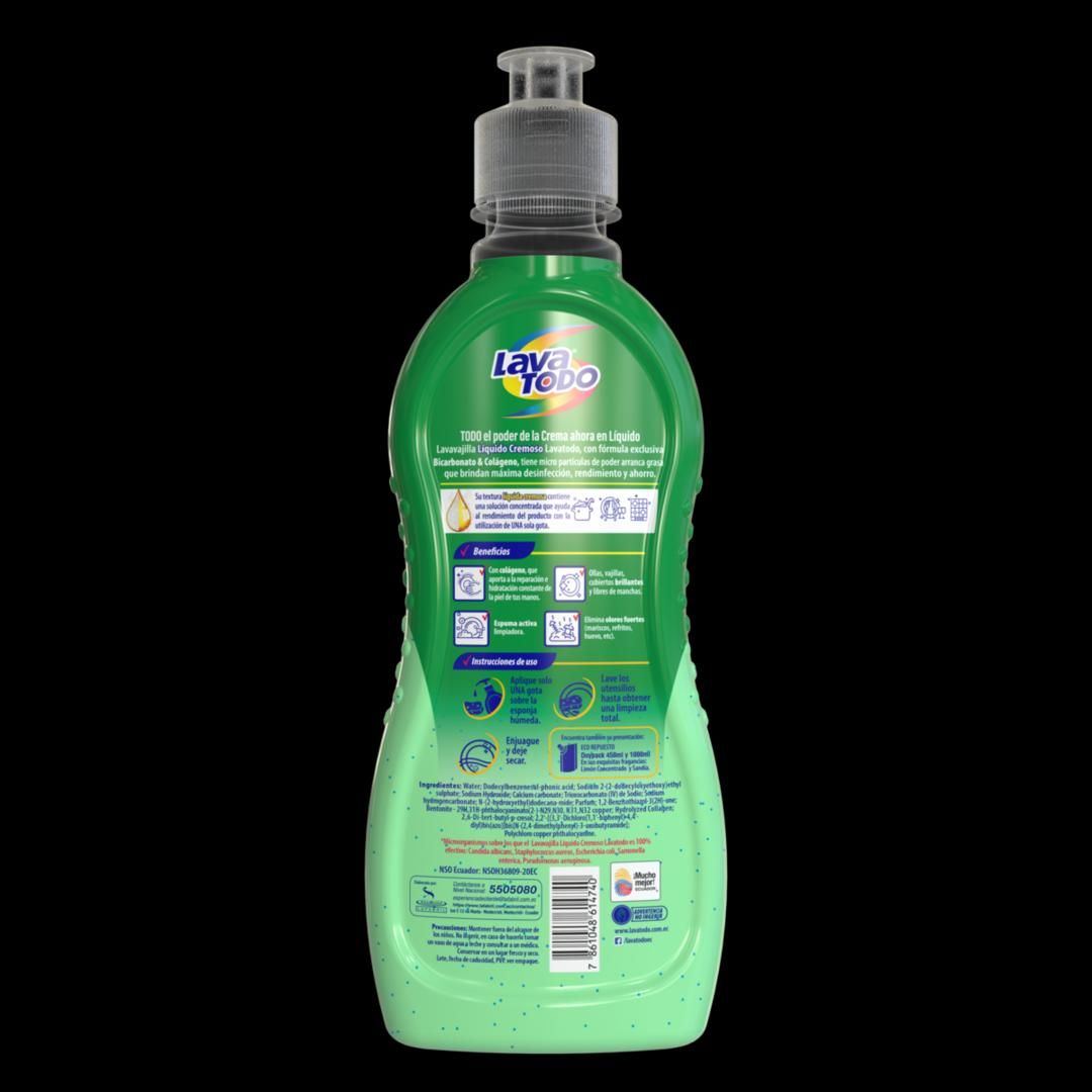 LAVAVAJILLAS LAVATODO LIMON BOT 320ML