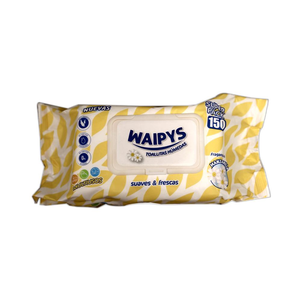 "WAIPYS TOALLITA HUMEDA MANZANILA56,25GR