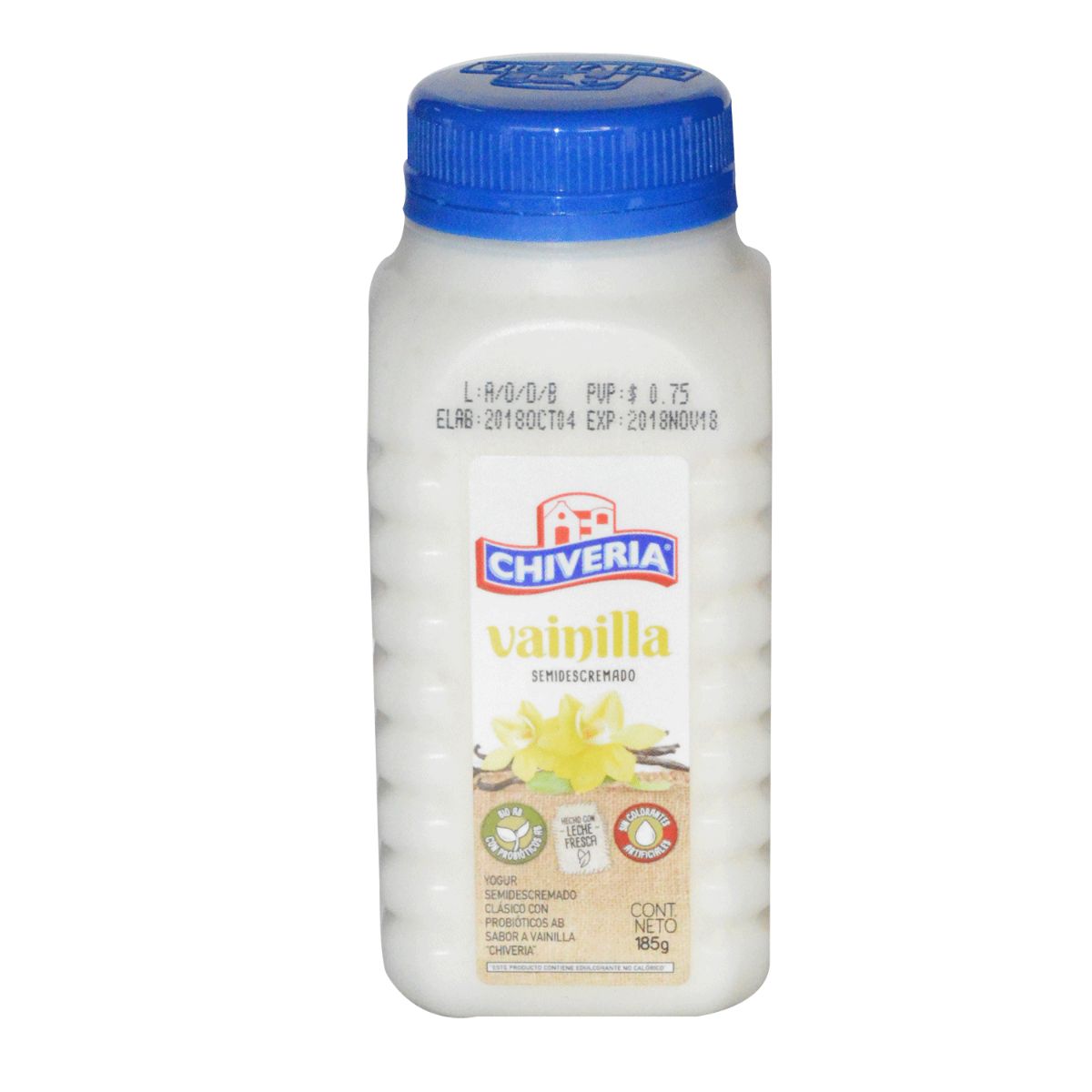 YOGURT VAINILLA SEMIDESCREMADO CHIVERIA
