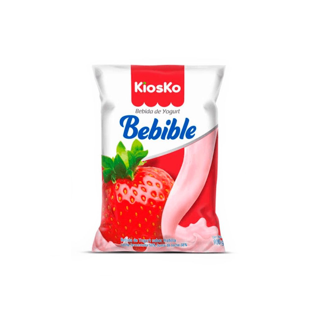 YOGURT FRUTILLA 900G KIOSKO FUNDA