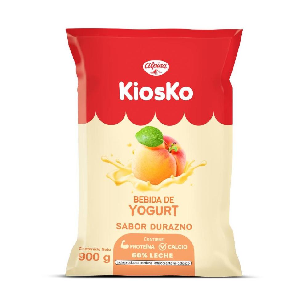 YOGURT DURAZNO 900G KIOSKO FUNDA