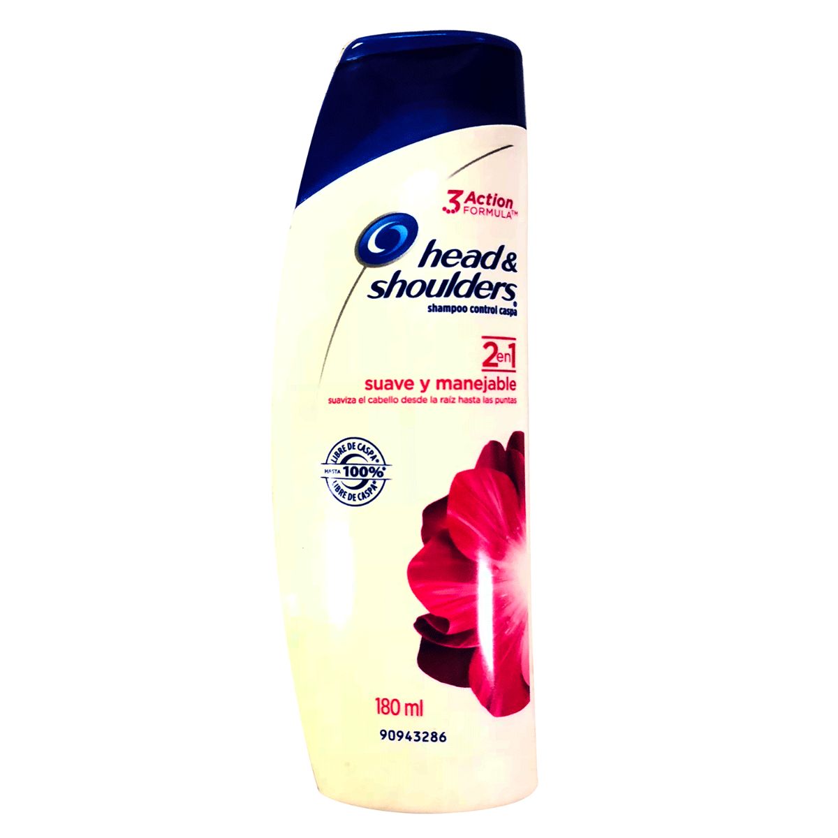 SHAMPOO H&S 2EN1 SUAVE Y MANEJABLE 180ML