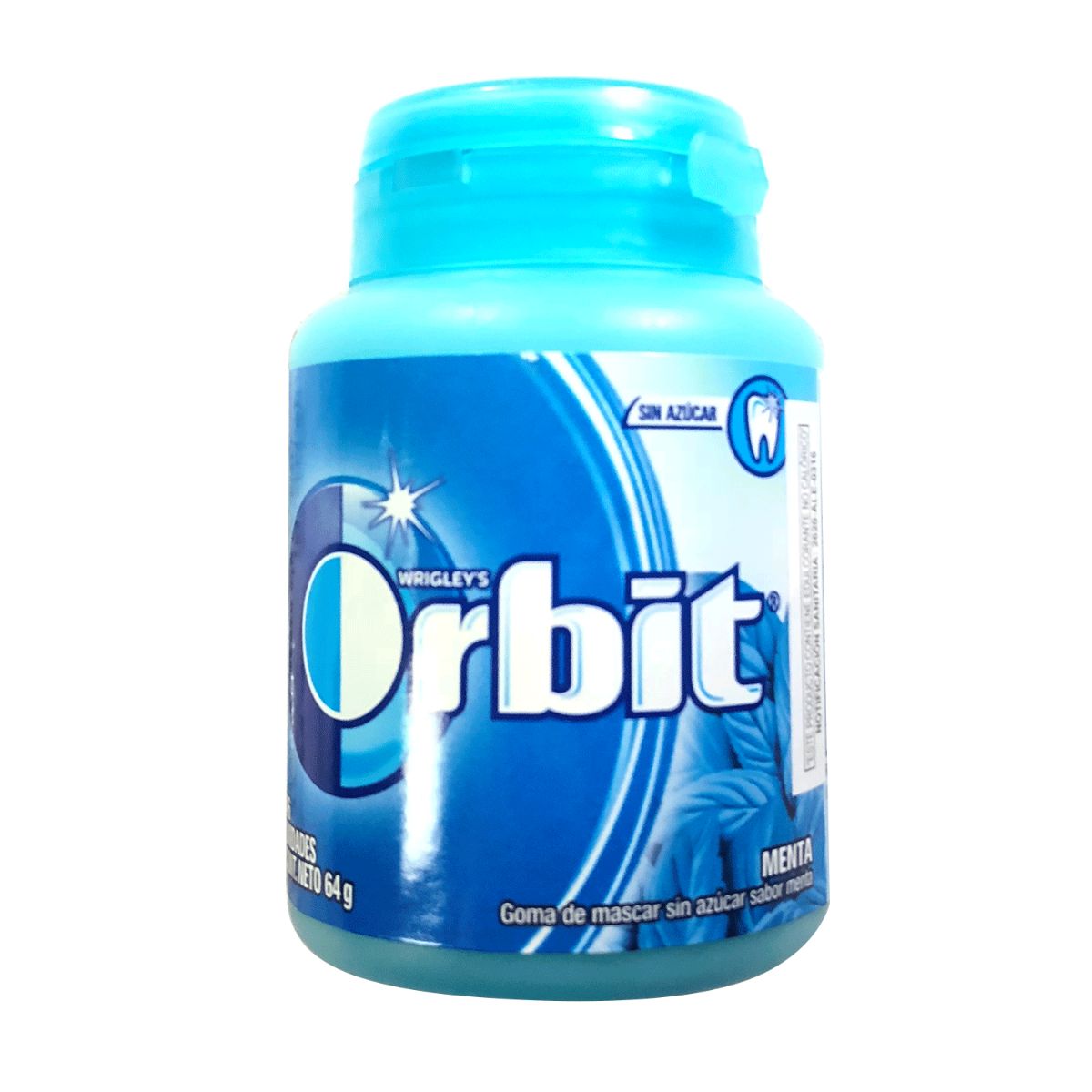 CHICLE ORBIT BOT MENTA 64G X6