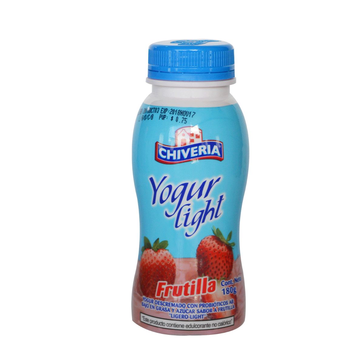 YOGUR LIGHT FRUTILLA CHIVERIA 180G