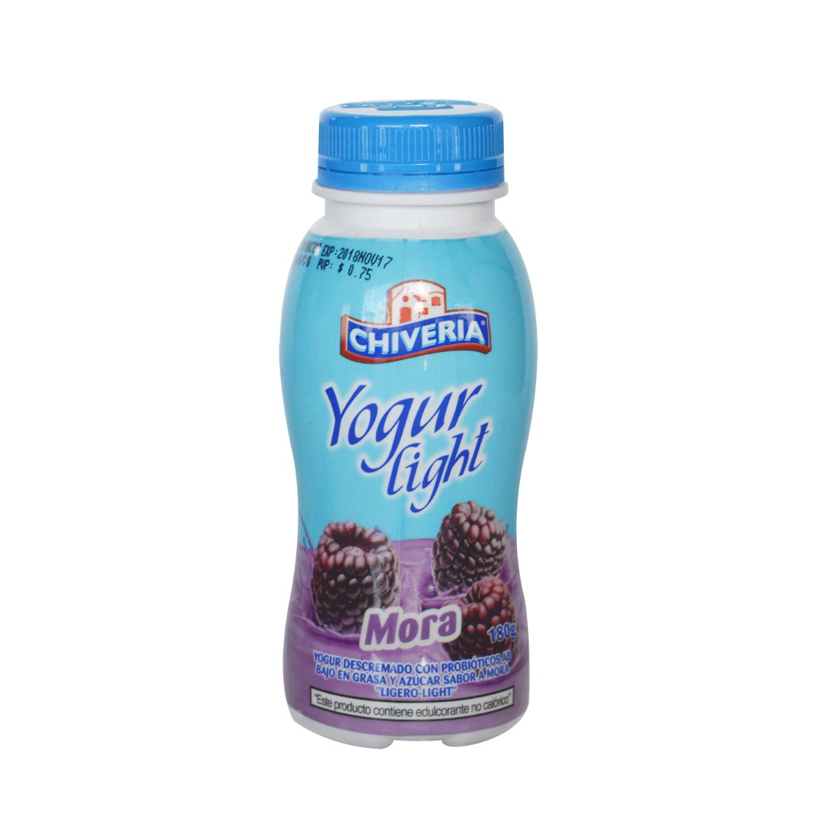 YOGURT LIGHT MORA CHIVERIA 180G