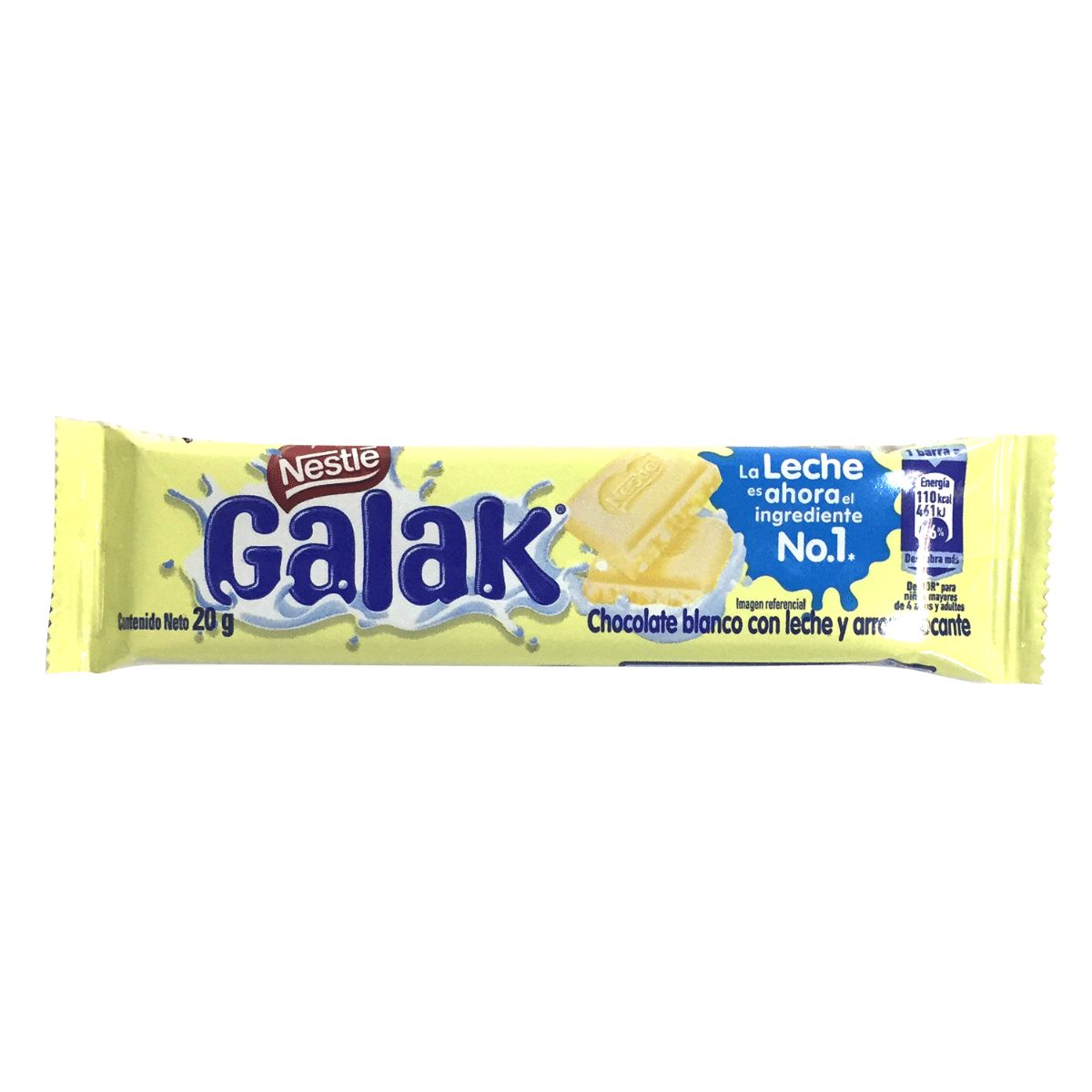 CHOCOLATE GALAK BARRA BLANCO 20G