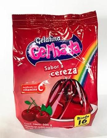 GELATINA CEREZA GELHADA 200G