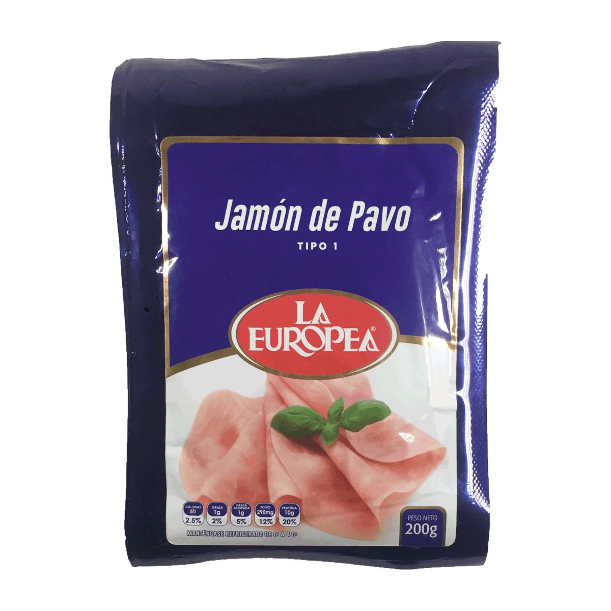 JAMON DE PAVO 200G LA EUROPEA