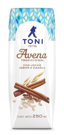 AVENA CON LECHE Y CANELA TONI 250ML