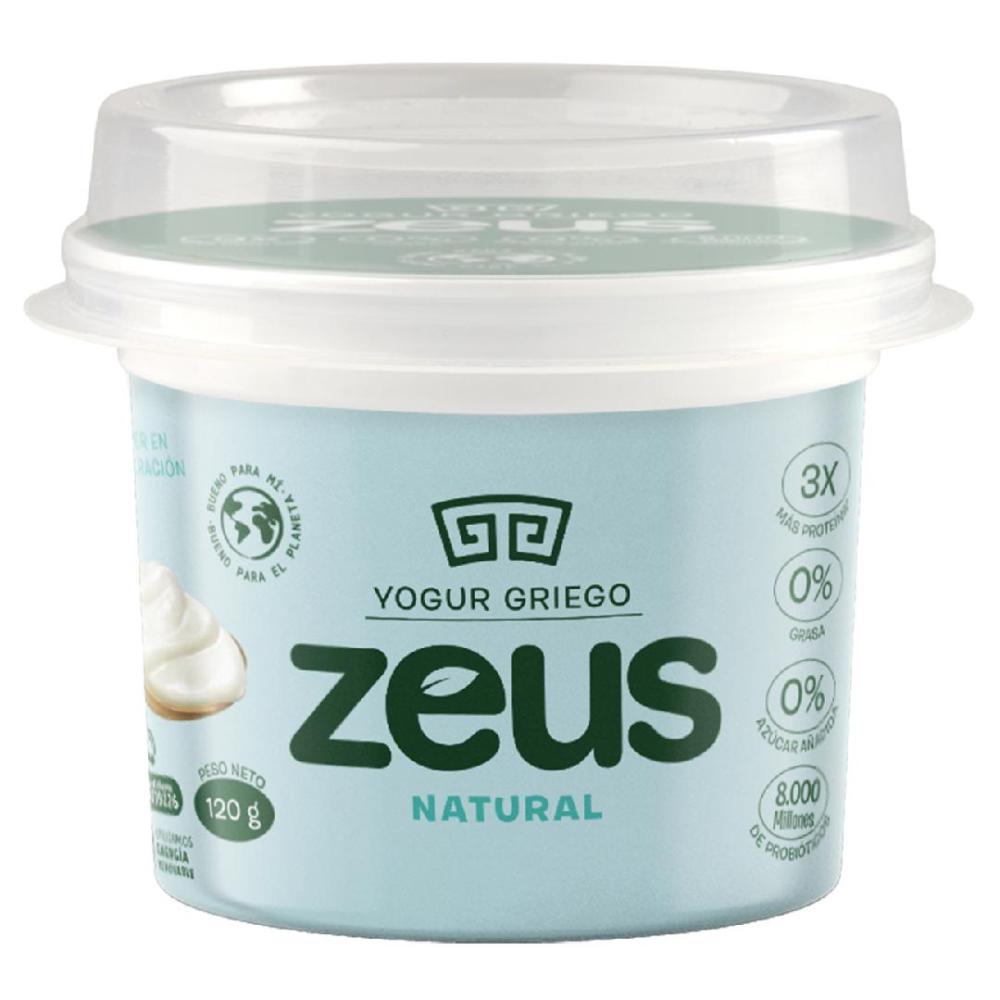 YOGURT GRIEGO NATURAL VASO ZEUS 120G