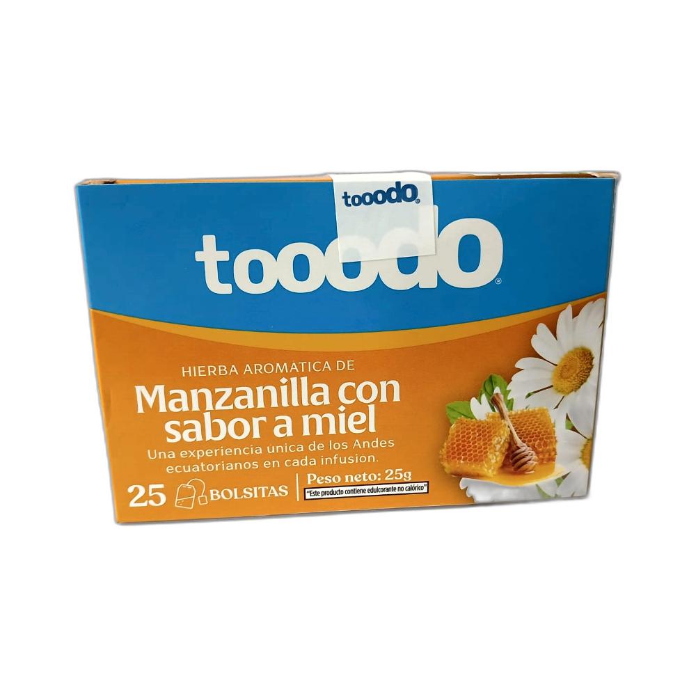TE DE MANZANILLA CON MIEL TOOODO 25G
