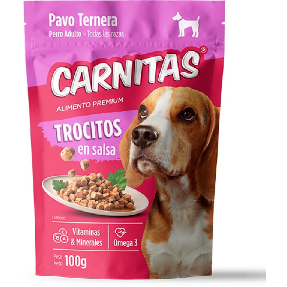 "CARNITAS AP, PERRO, TROCITOS EN SALSA P