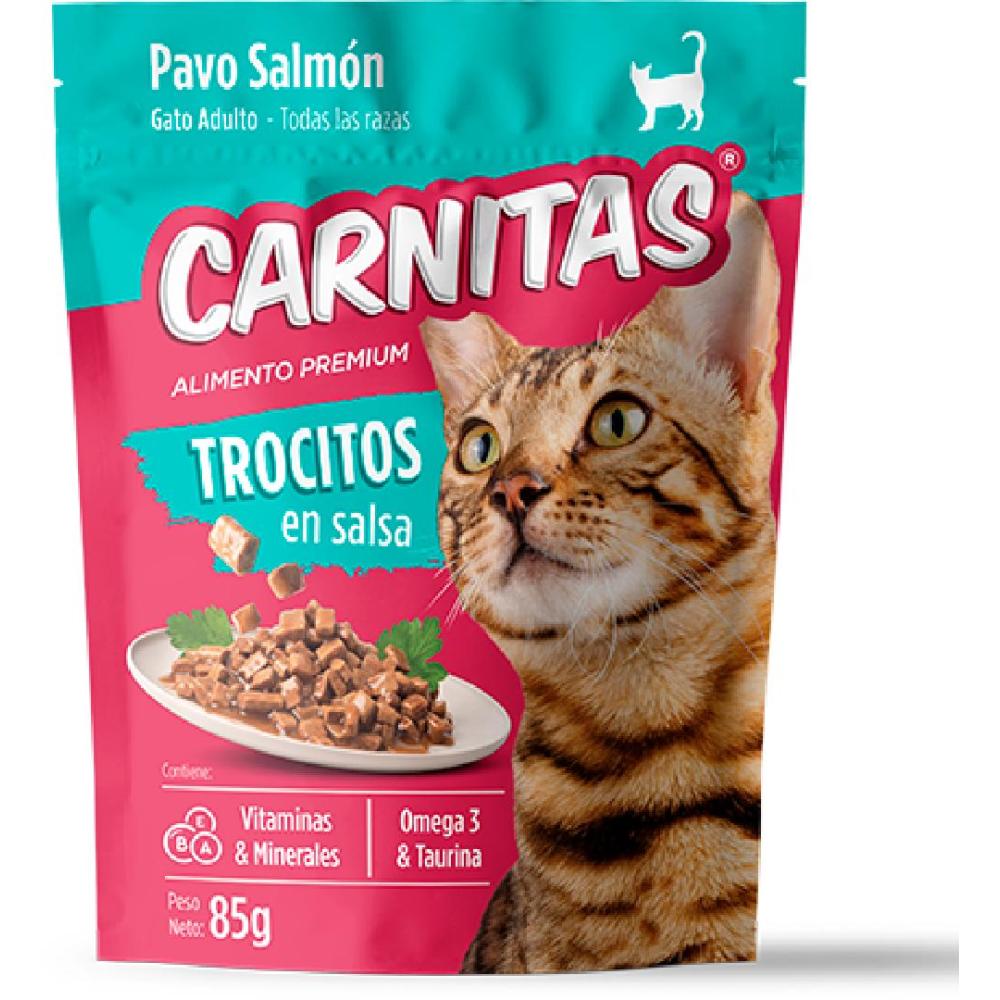 "CARNITAS AP, GATO, TROCITOS EN SALSA PA