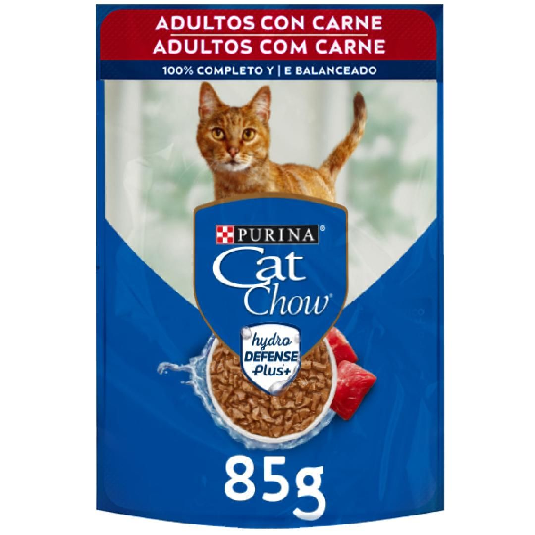 CAT CHOW ADULTOS CARNE 15X85G N1 XI