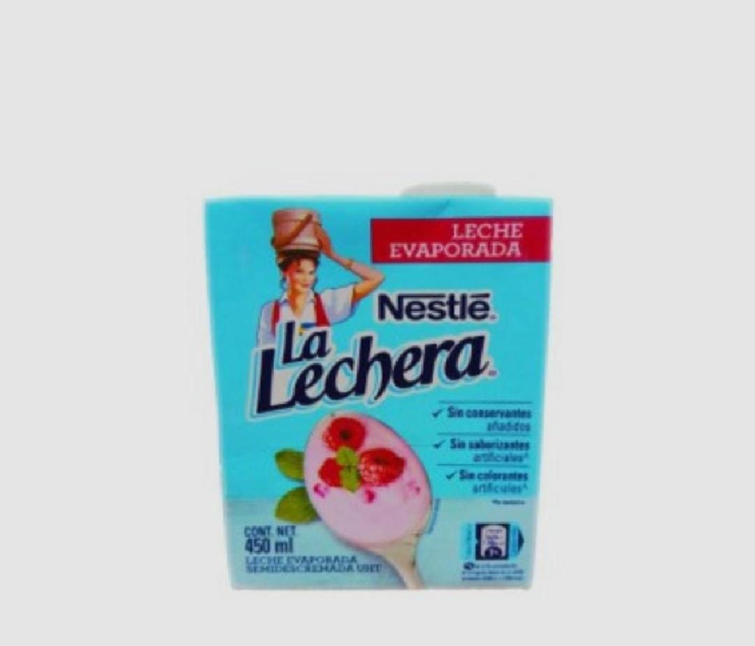 LECHE EVAPORADA LA LECHERA 450ML