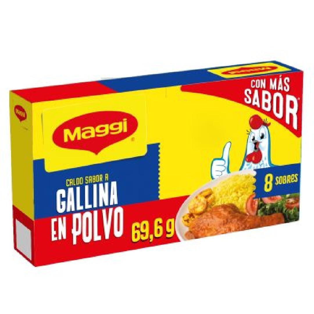 MAGGI CALDO EN POLVO GALLINA (10X8G)