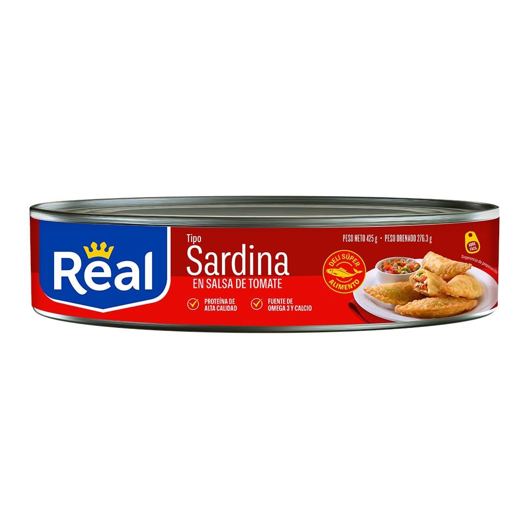 SARDINA OVAL TOMATE REAL 425G