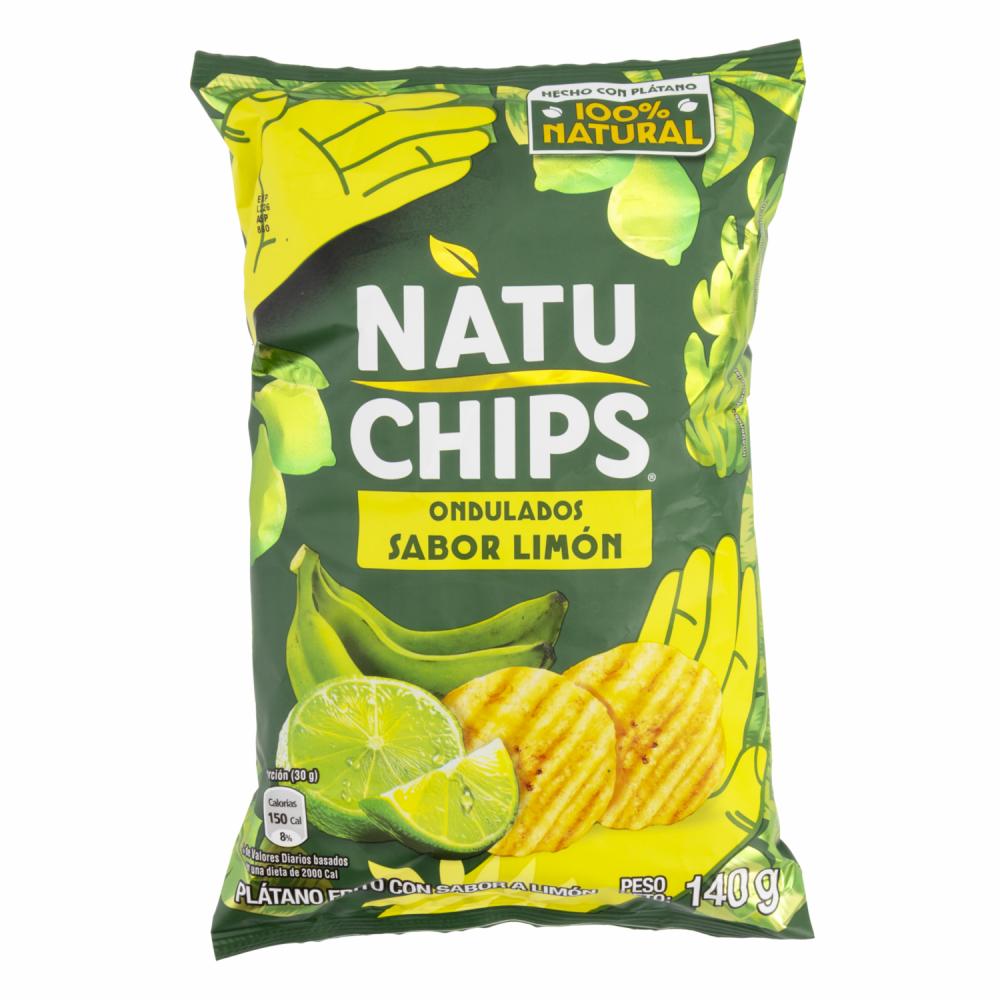 NATUCHIPS PLATANO LIM 140G