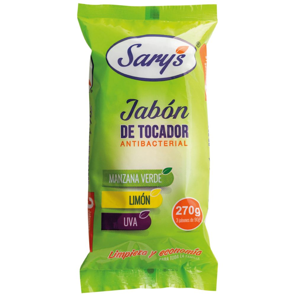 SARYS JABON TRIPACK 270GR