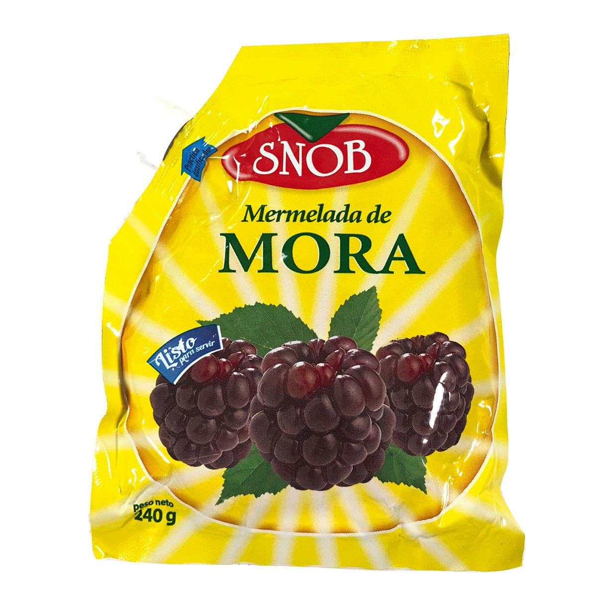 MERMELADA DE MORA SNOB SACHET 240G
