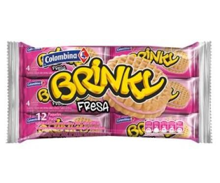 GALLETA FRESA BRINKY COLOMBINA 300G