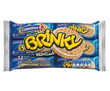 GALLETA VAINILLA BRINKY COLOMBINA 300G