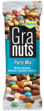 PASB.GRANUTS PARTY MIX 4PLEX12UNX40G
