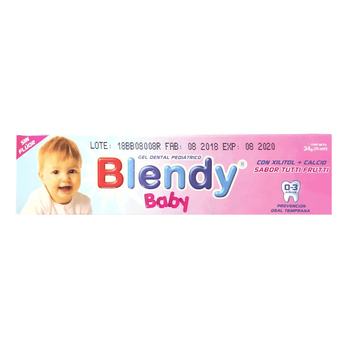 PASTA DENTAL BLENDY BABY SIN DEDAL 25ML