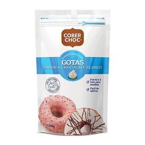 CHOCOLATE GOTAS BLANCAS COBERCHOC 200G