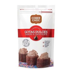 CHOCOLATE GOTAS DULCES COBERCHOC 200G