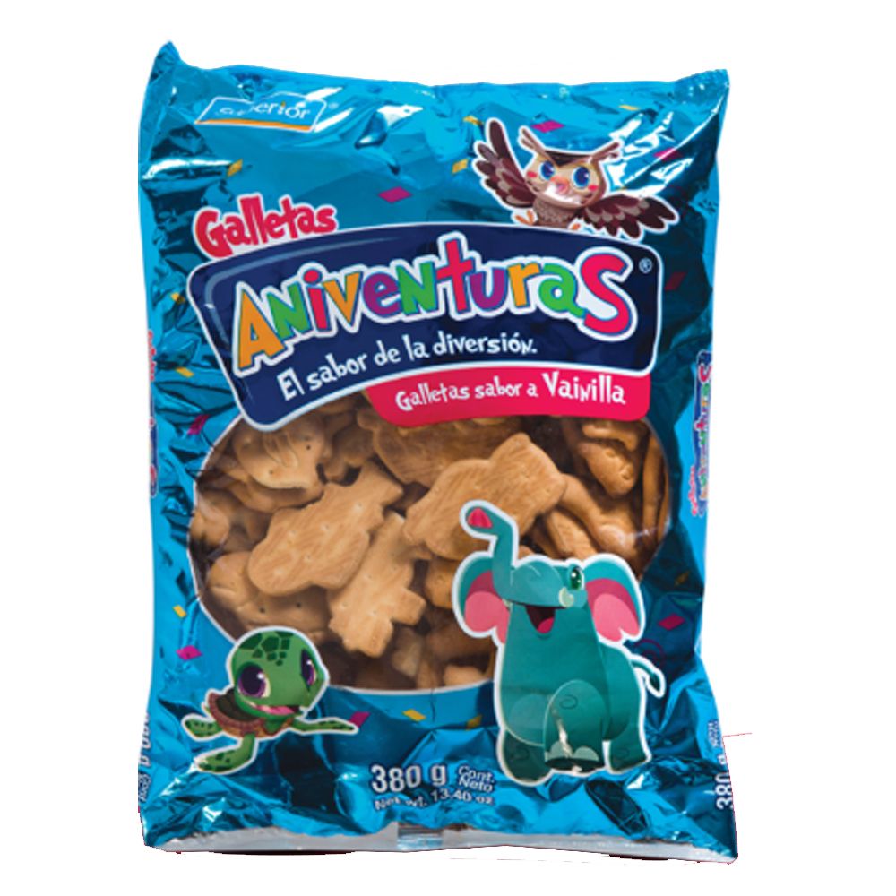 GALLETAS ANIVENTURAS VAINILLA 380G