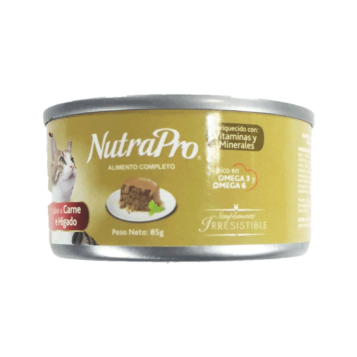 NUTRAPRO LATAS GATOS CARNE HIGADO 80G