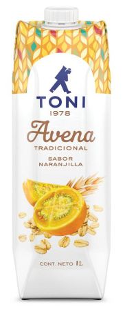 AVENA CON LECHE Y NARANJILLA TONI 1L