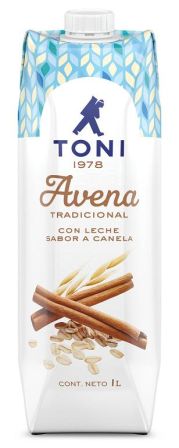 AVENA CON LECHE Y CANELA TONI 1L