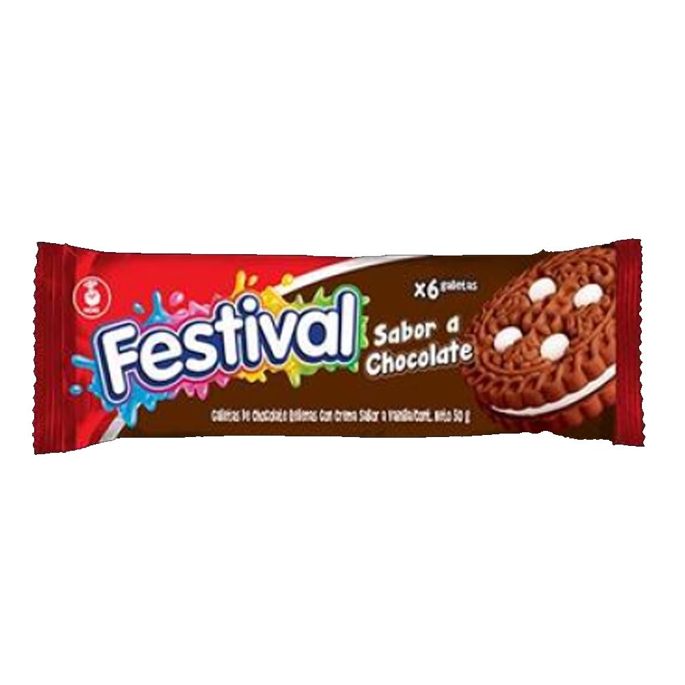 GALLETA FESTIVAL CHOCOLATE 50G
