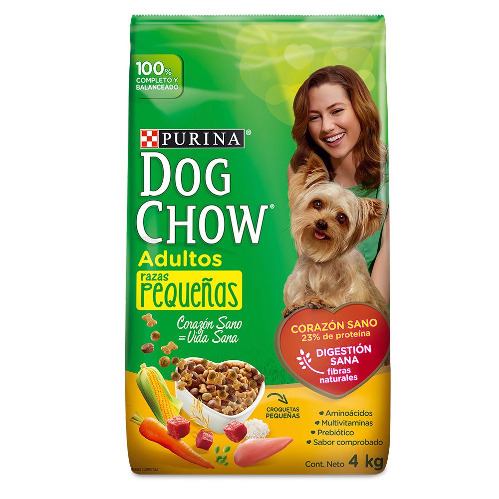 DOG CHOW ADULTO RAZAS PEQUENAS CORAZON S