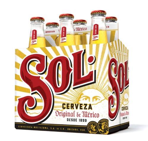 CERVEZA SIX PACK SOL 330ML