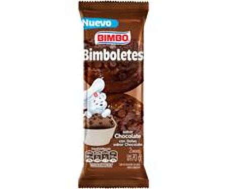 BIMBOLETES CHOCOLATE CHISPAS BIMBO 2 PIE