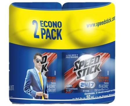 DEO SPEED STICK 2PACK ROLL ON XTREME ULT